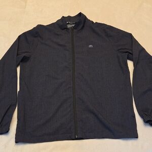 IUC Men's Travis Mathew Dark Charcoal Windbreaker Jacket, Size M